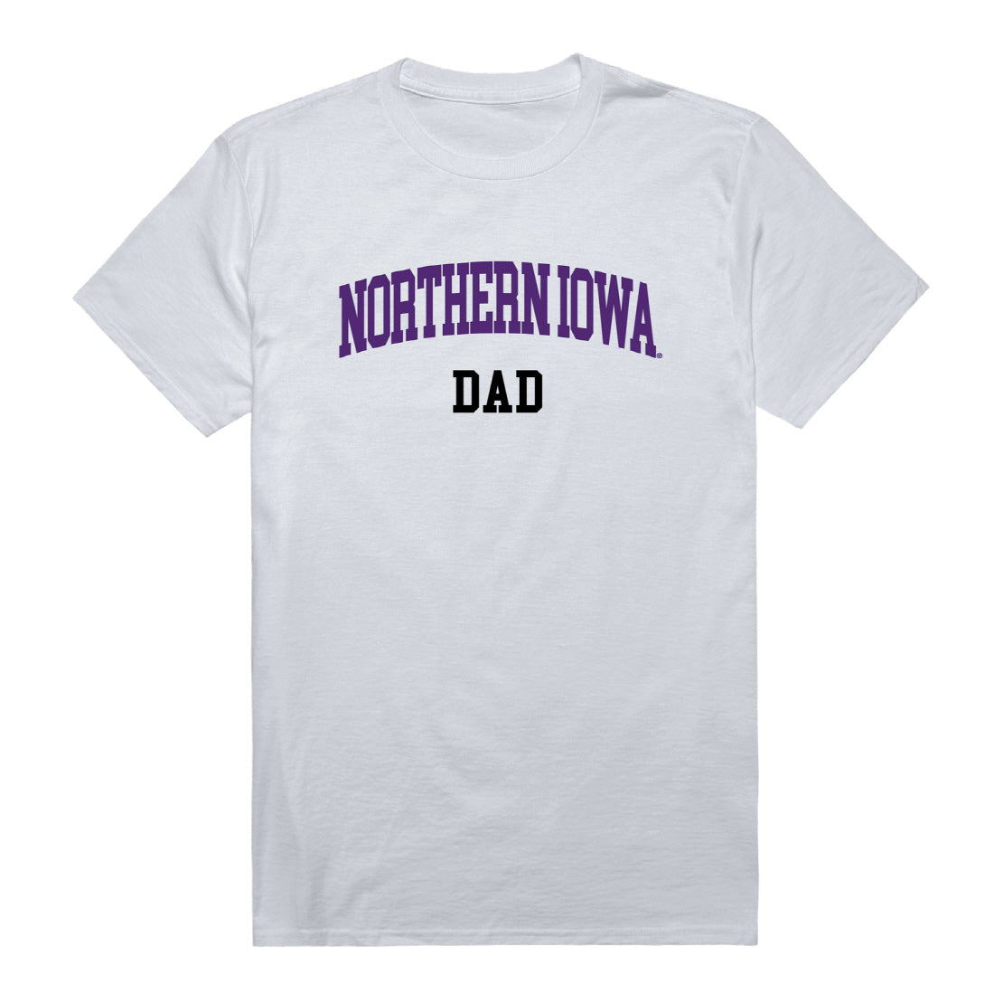 University of Northern Iowa Panthers Dad Tee T-Shirt - Heather Grey, Small