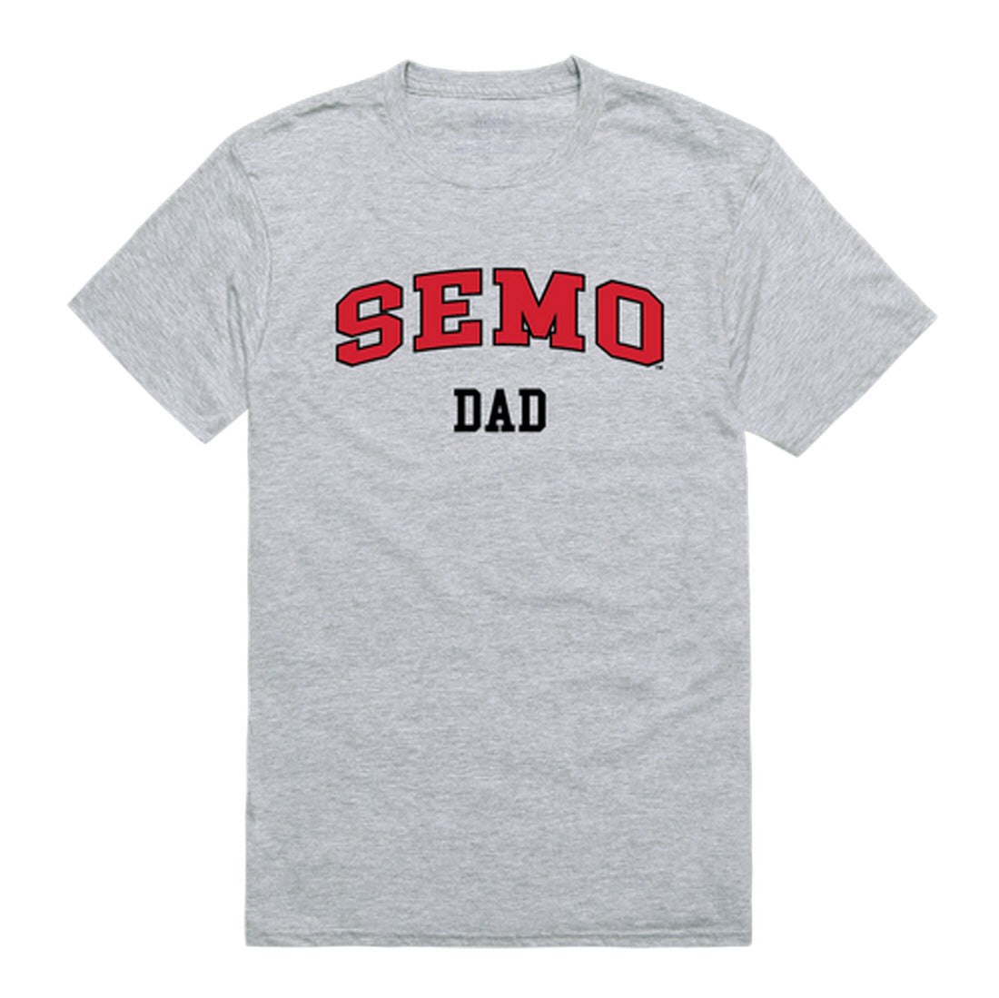 Southeast Missouri State University RedHawks Dad Tee T-Shirt - Heather Grey, Small