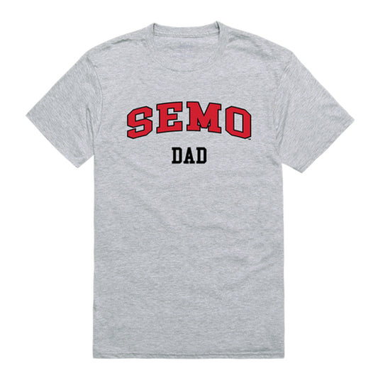 Southeast Missouri State University RedHawks Dad Tee T-Shirt - Heather Grey, Small