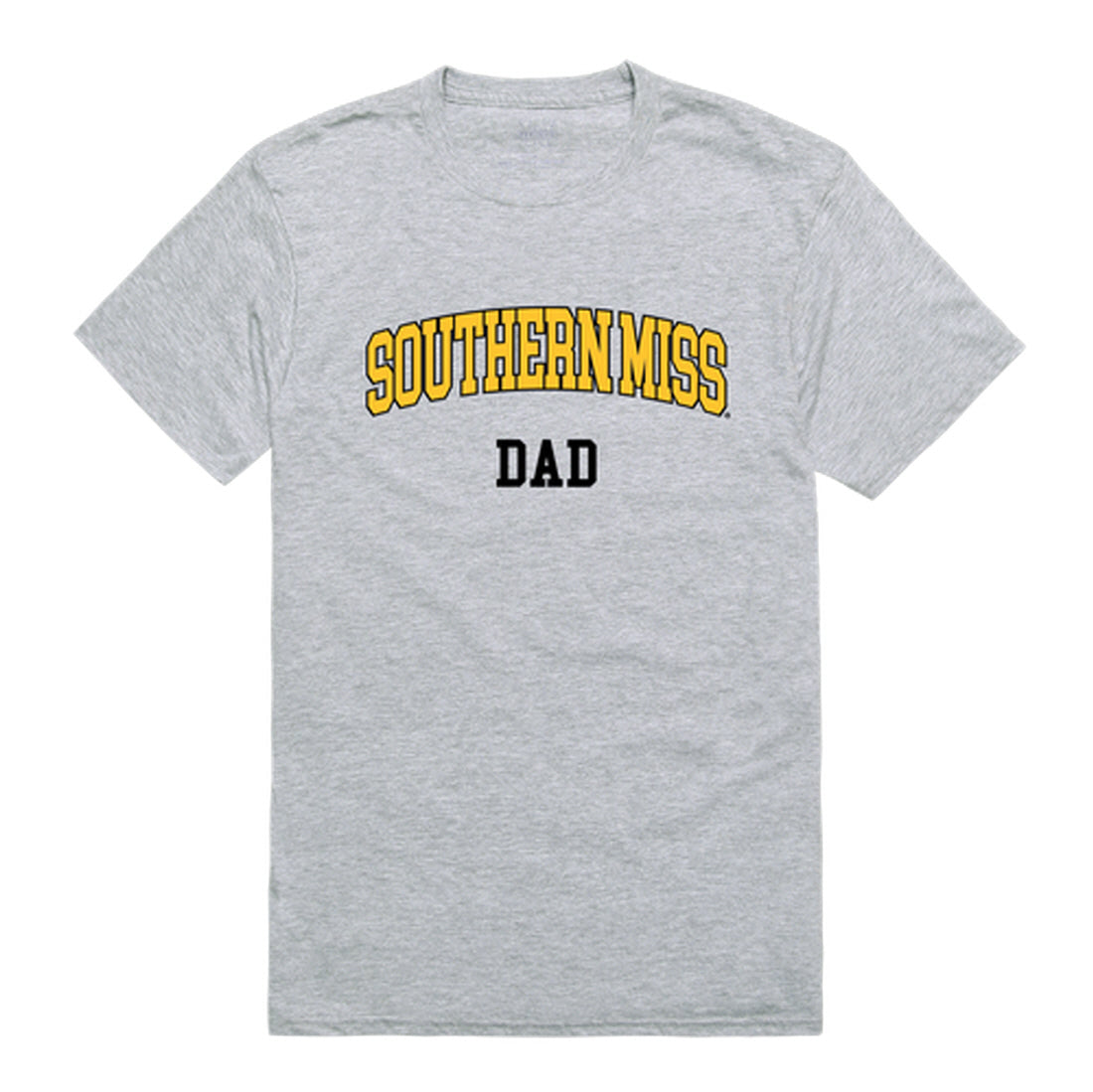 University of Southern Mississippi Golden Eagles Dad Tee T-Shirt - Black, Small