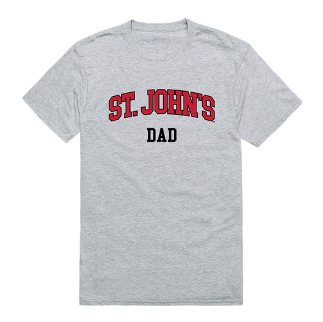 St. John's University Red Storm Dad Tee T-Shirt - Heather Grey, Small