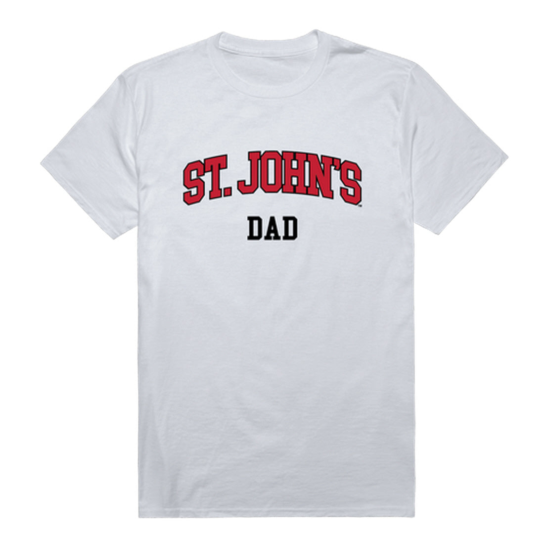 St. John's University Red Storm Dad Tee T-Shirt - Heather Grey, Small