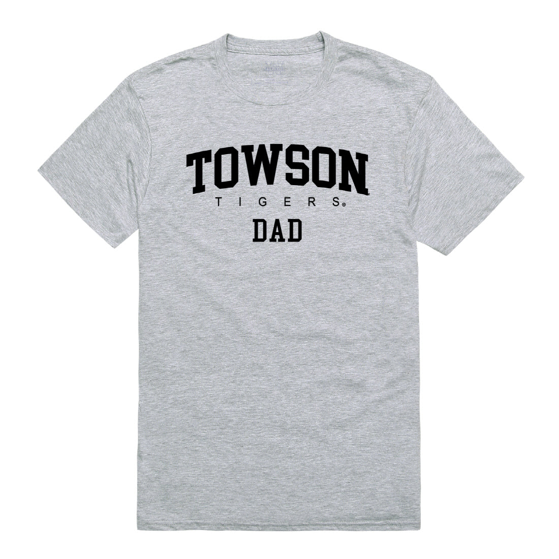 Towson University Tigers Dad Tee T-Shirt - Black, Small