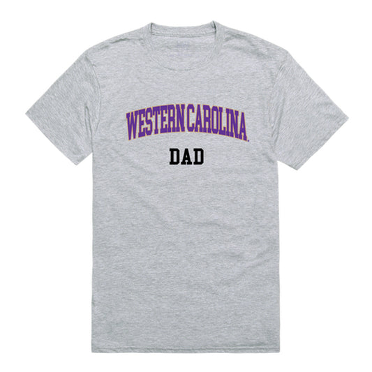 Western Carolina University Catamounts Dad Tee T-Shirt - Heather Grey, Small