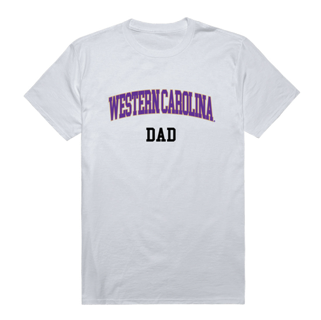 Western Carolina University Catamounts Dad Tee T-Shirt - Heather Grey, Small