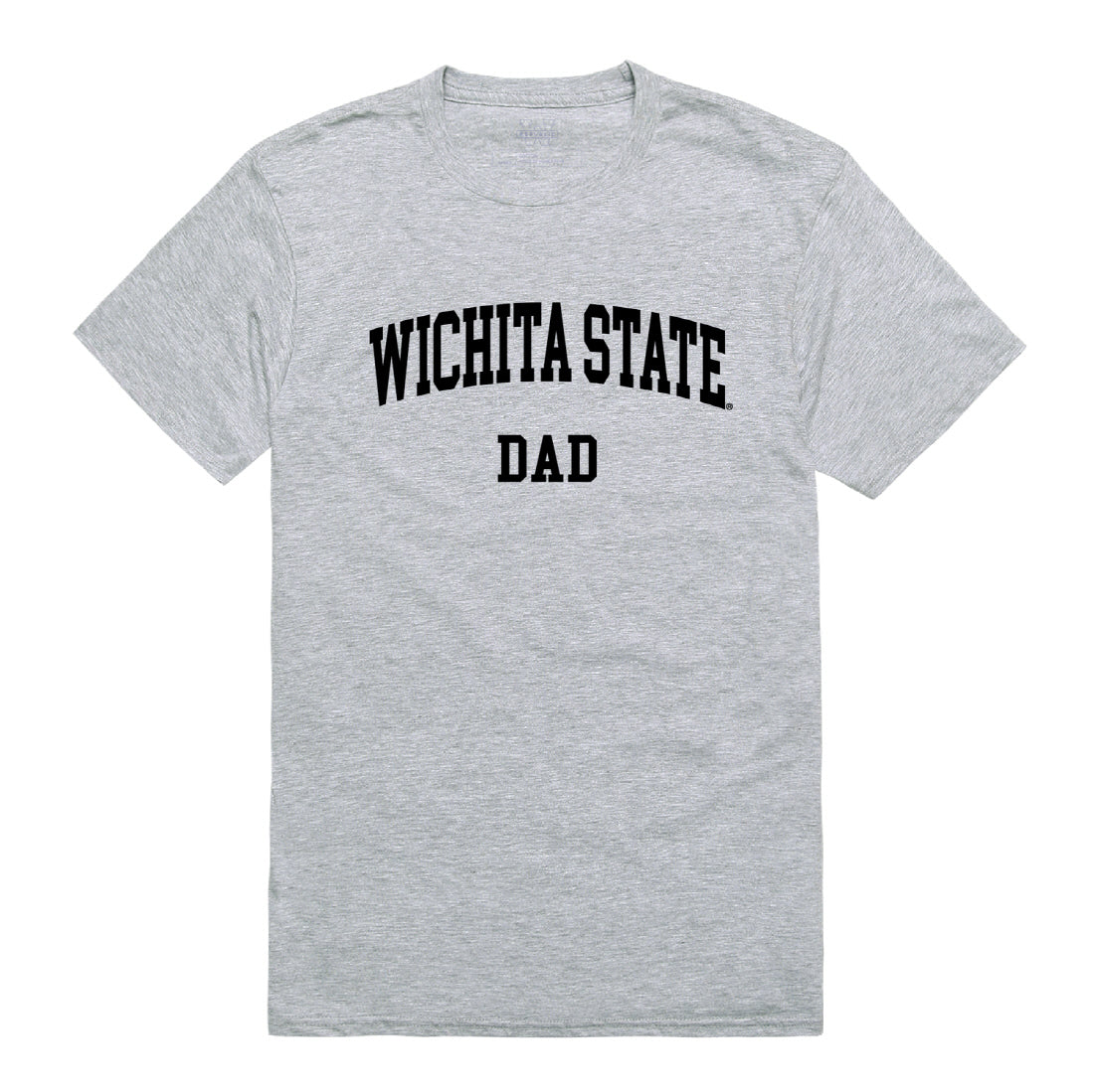 WSU Wichita State University Shockers Dad Tee T-Shirt - Black, Small