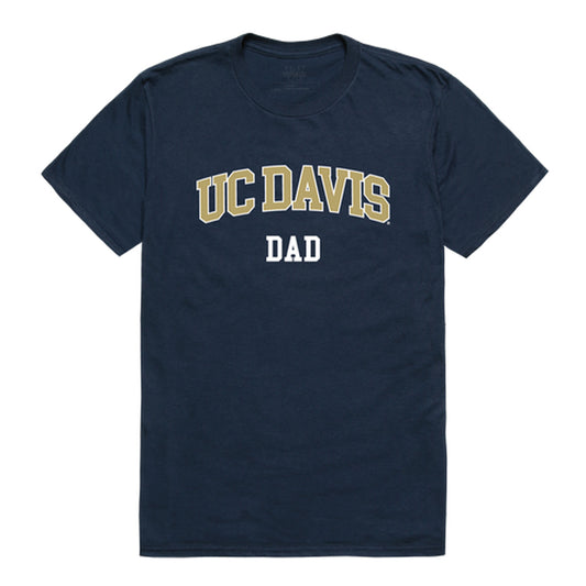 UC Davis University of California Aggies Dad Tee T-Shirt - Navy, Small