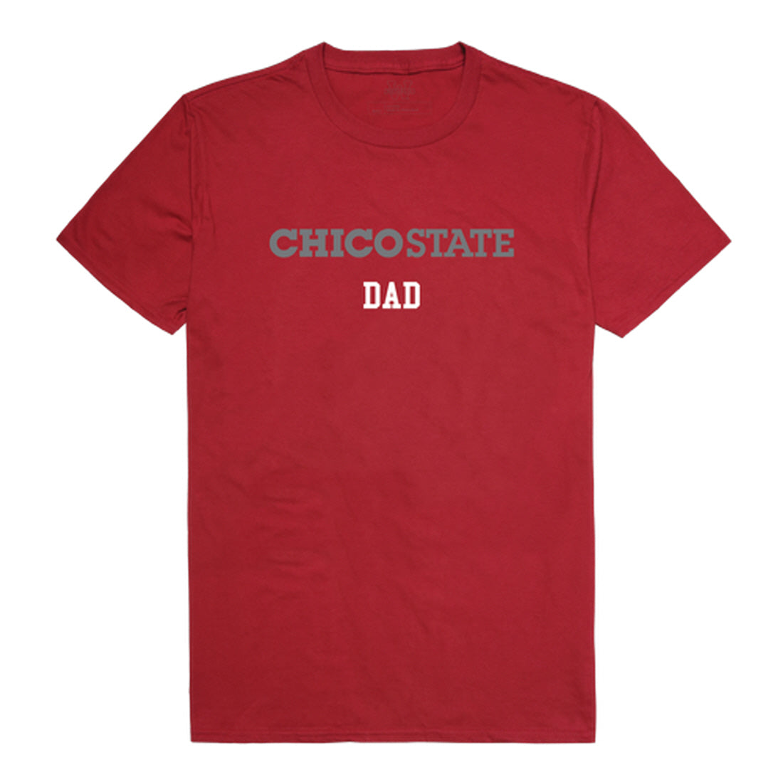 California State University Chico Wildcats Dad Tee T-Shirt - Cardinal, Small