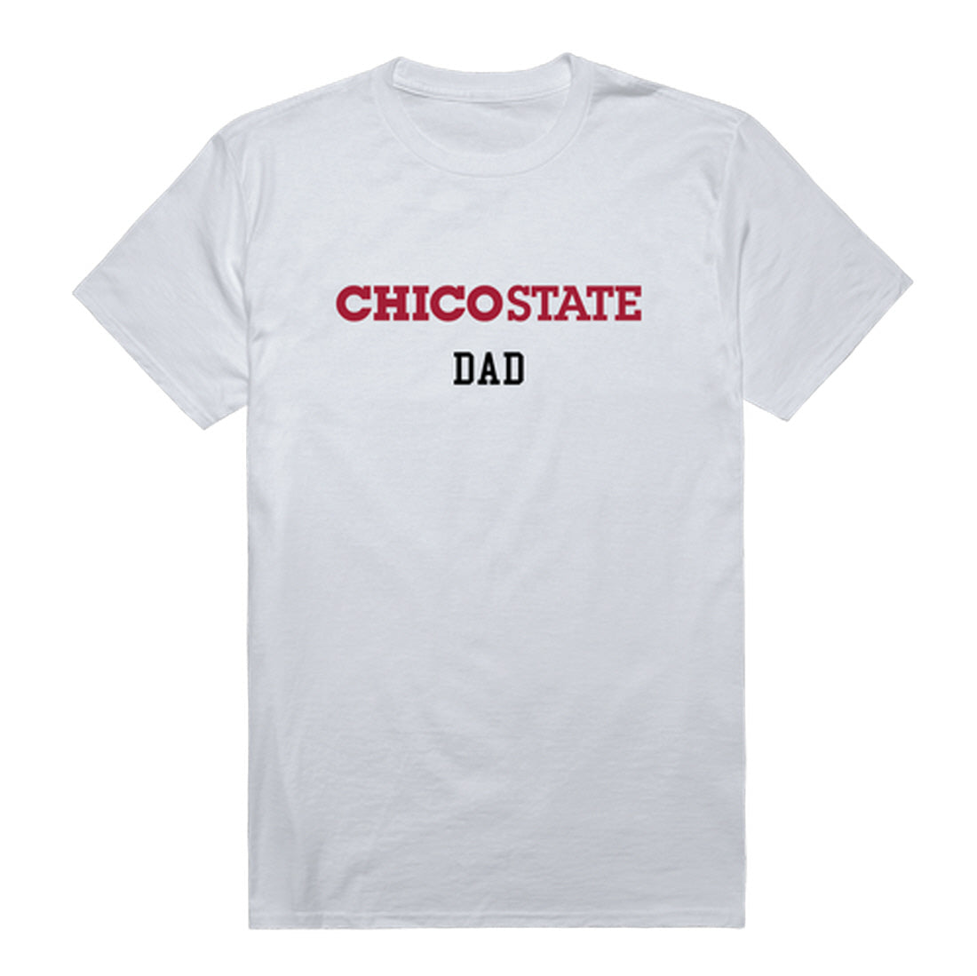 California State University Chico Wildcats Dad Tee T-Shirt - Cardinal, Small