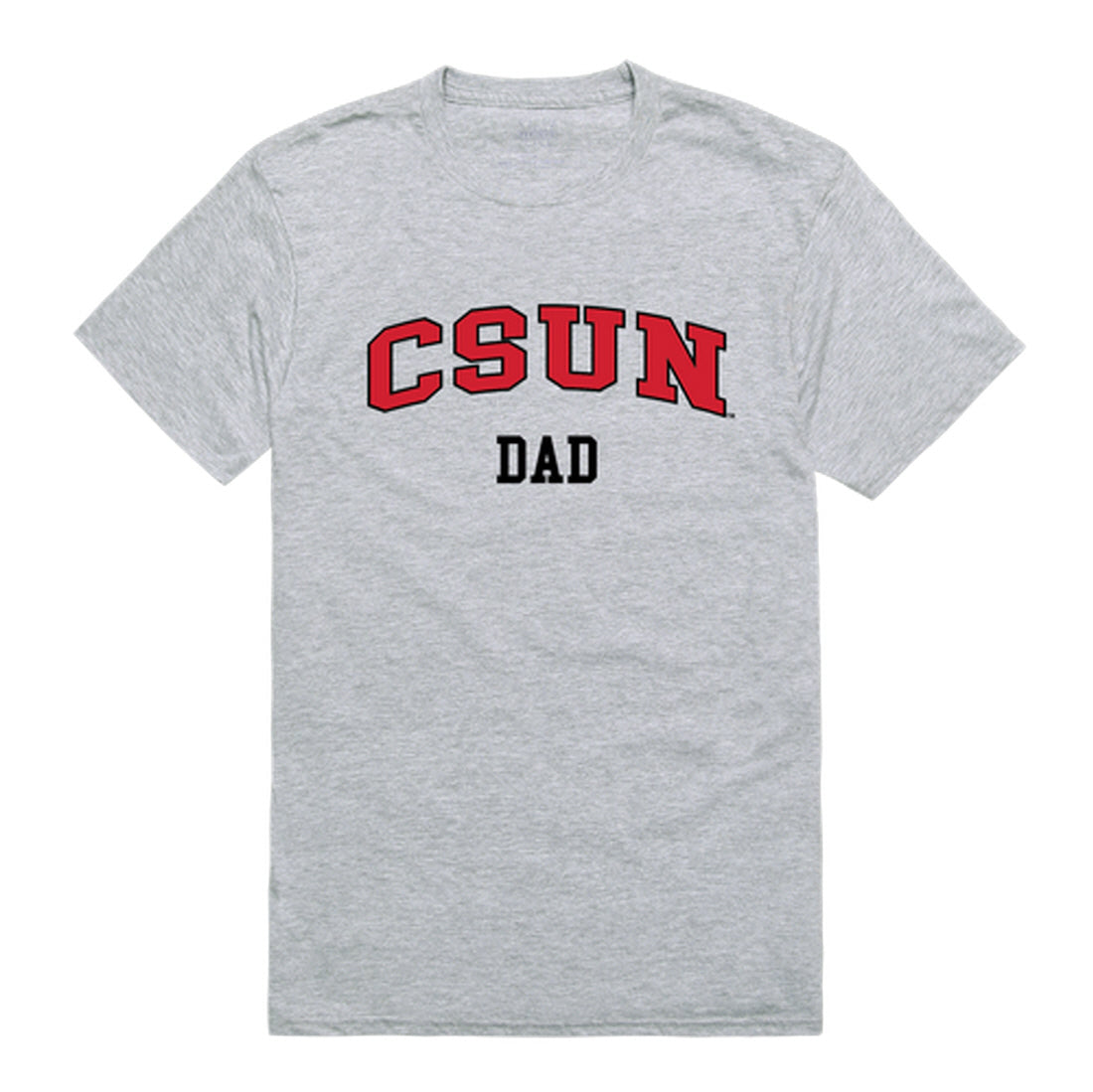 California State University Northridge Matadors Dad Tee T-Shirt - Heather Grey, Small