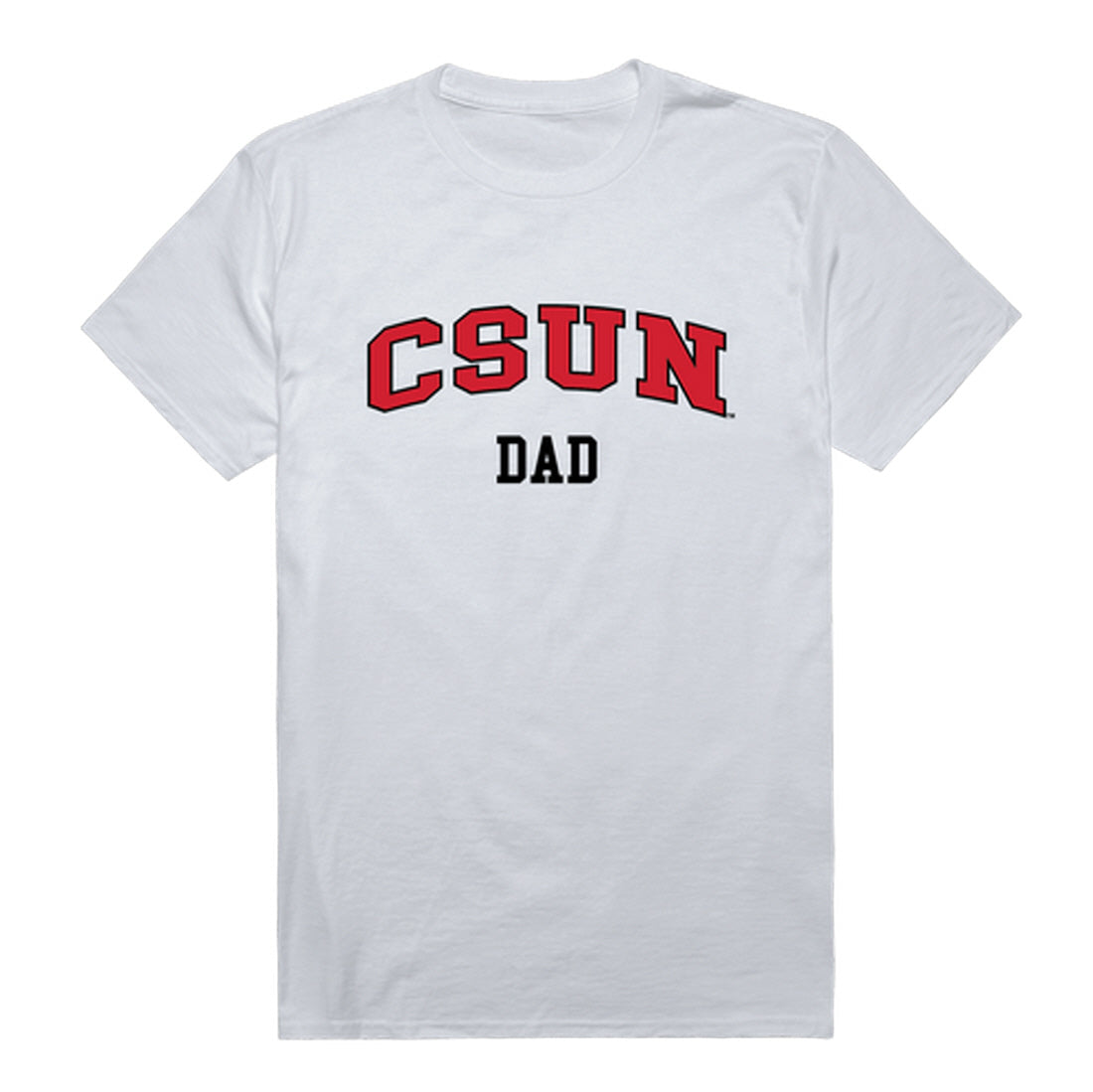 California State University Northridge Matadors Dad Tee T-Shirt - Heather Grey, Small