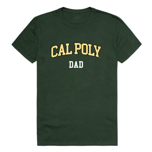 Cal Poly California Polytechnic State University Mustangs Dad Tee T-Shirt - Forest Green, Small