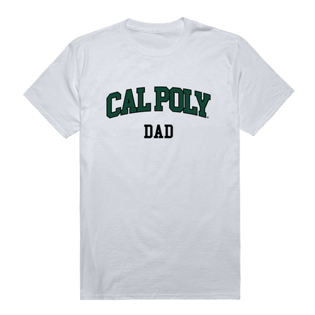 Cal Poly California Polytechnic State University Mustangs Dad Tee T-Shirt - Forest Green, Small