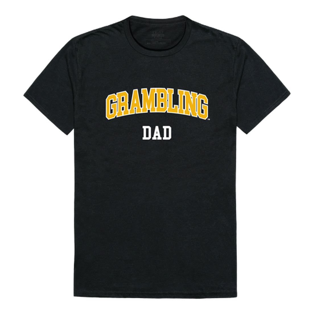 Grambling State University Tigers Dad Tee T-Shirt - Black, Small