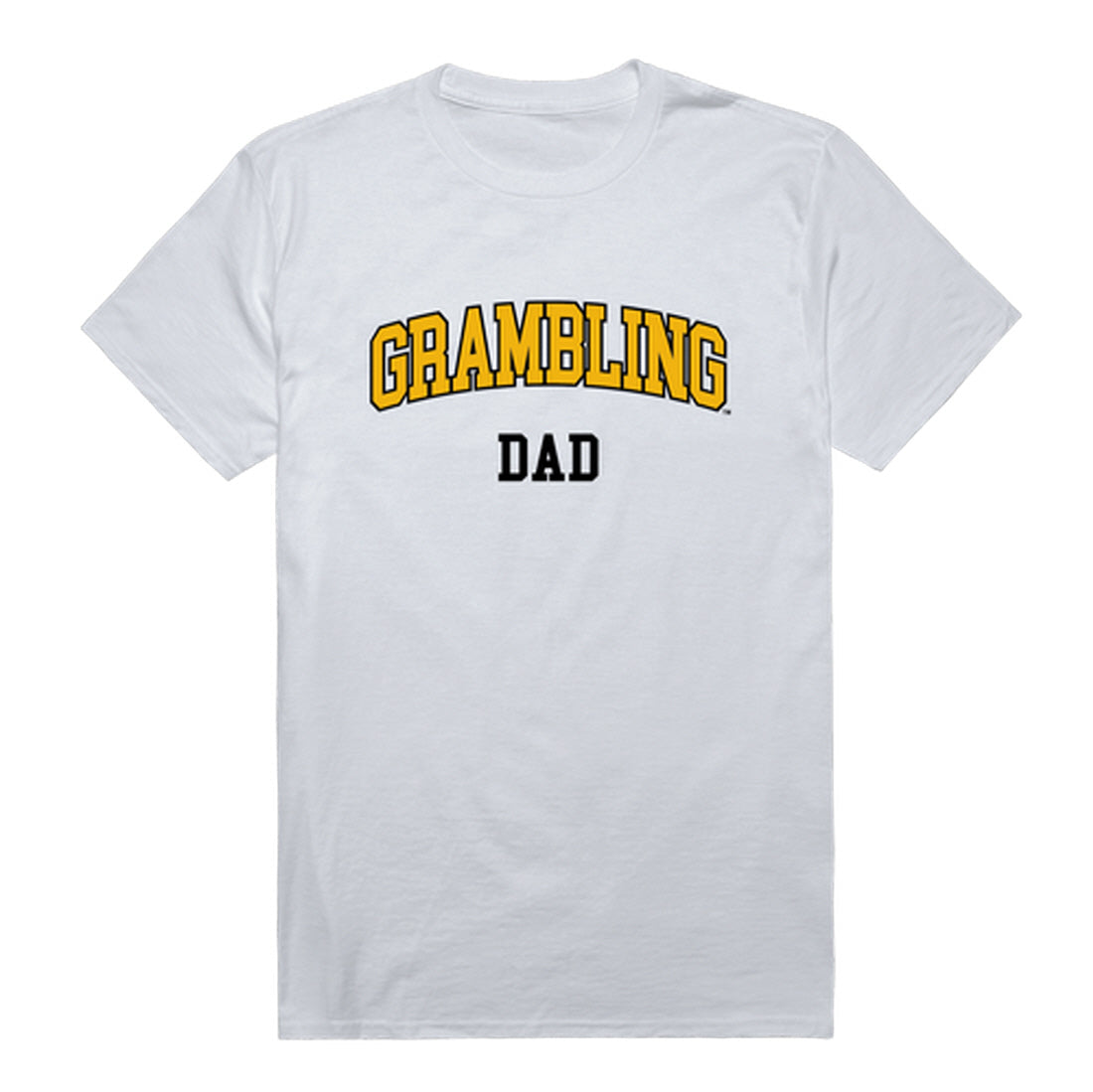 Grambling State University Tigers Dad Tee T-Shirt - Black, Small