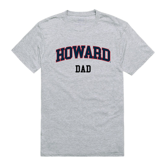 Howard University Bison Dad Tee T-Shirt - Heather Grey, Small