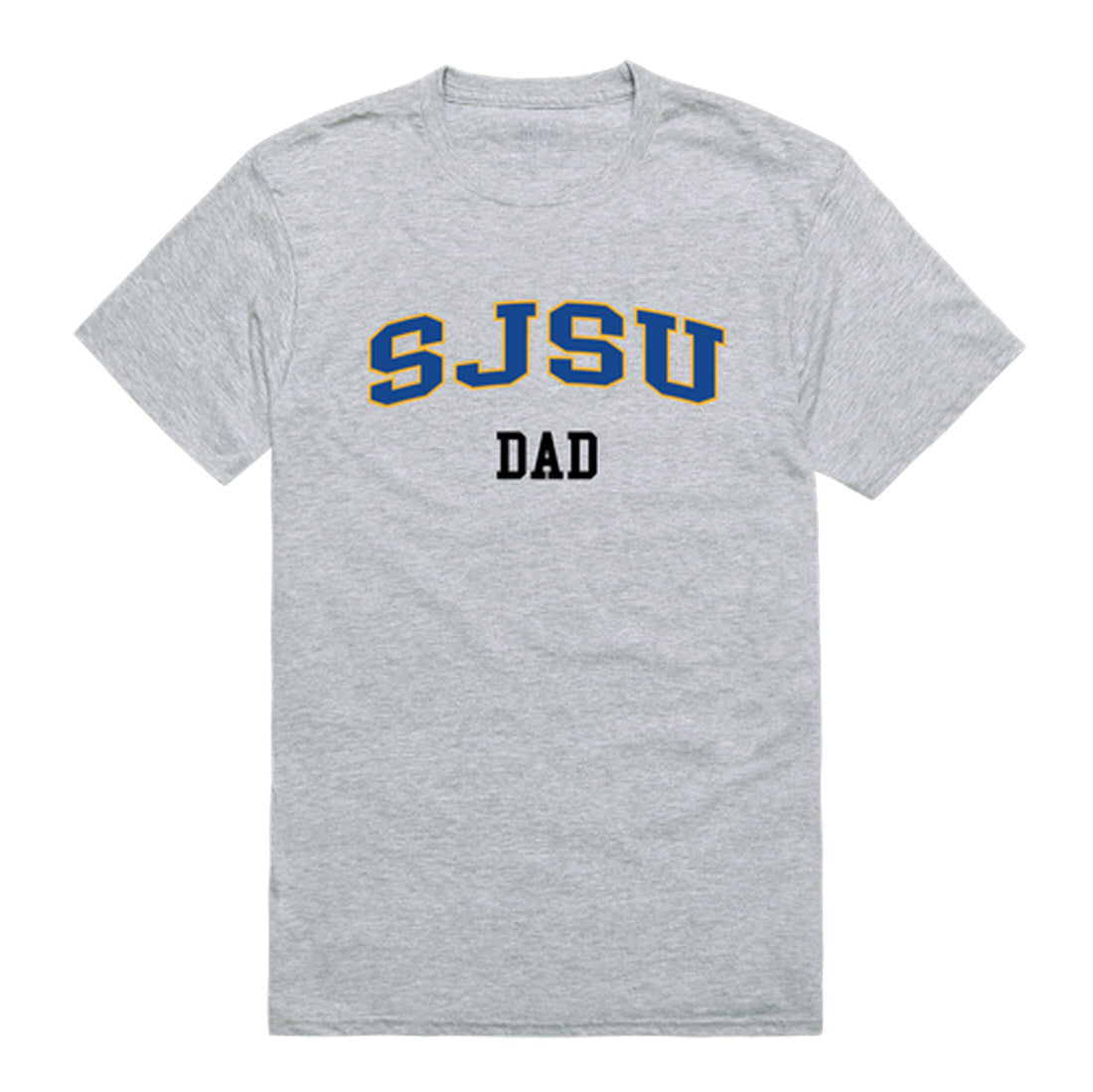 SJSU San Jose State University Spartans Dad Tee T-Shirt - Heather Grey, Small