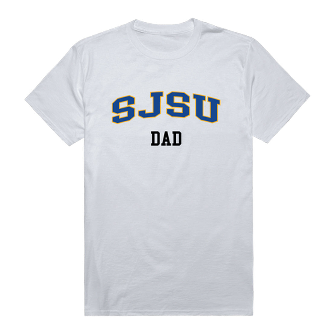 SJSU San Jose State University Spartans Dad Tee T-Shirt - Heather Grey, Small