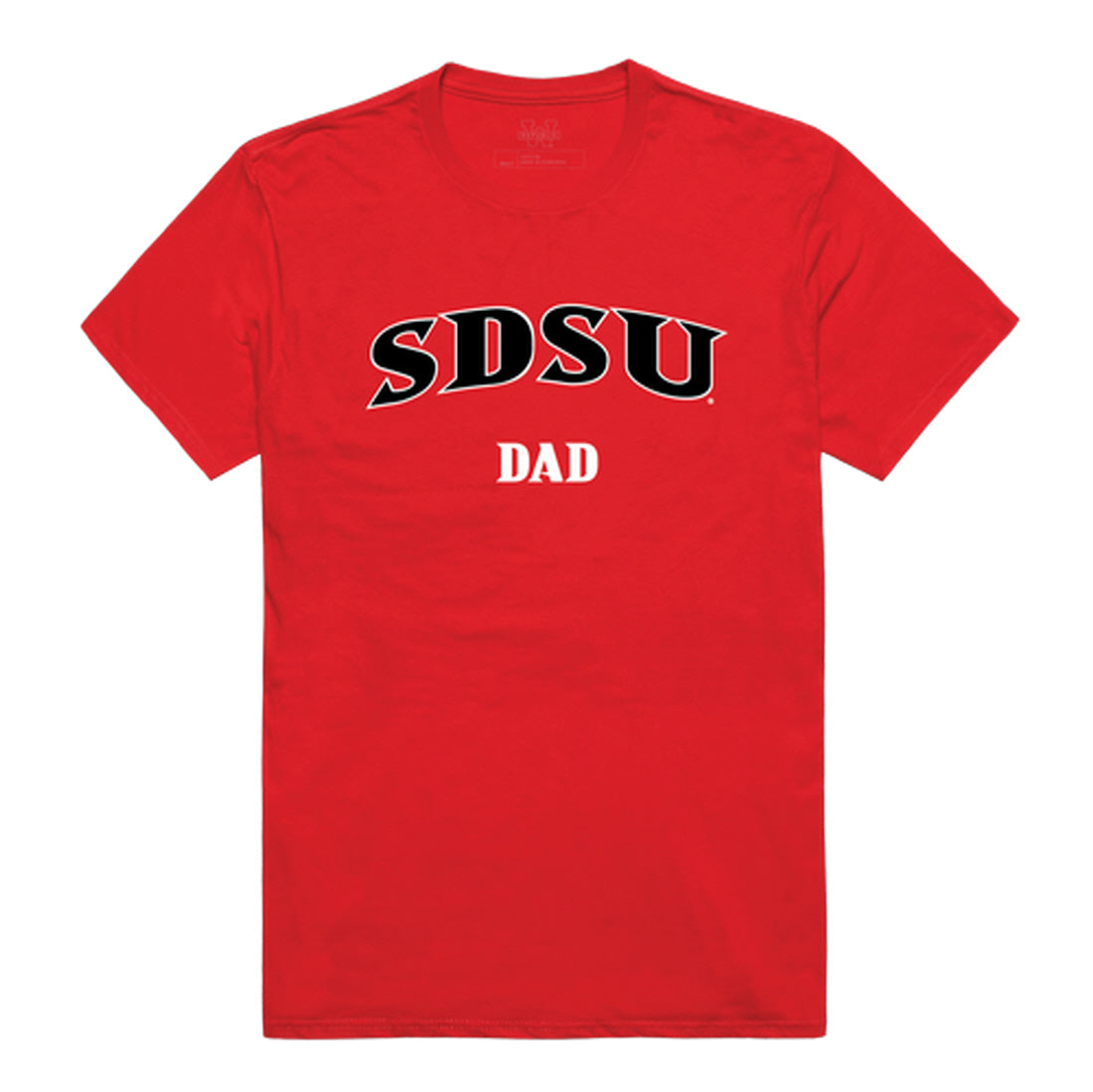 SDSU San Diego State University Aztecs Dad Tee T-Shirt - Heather Grey, Small