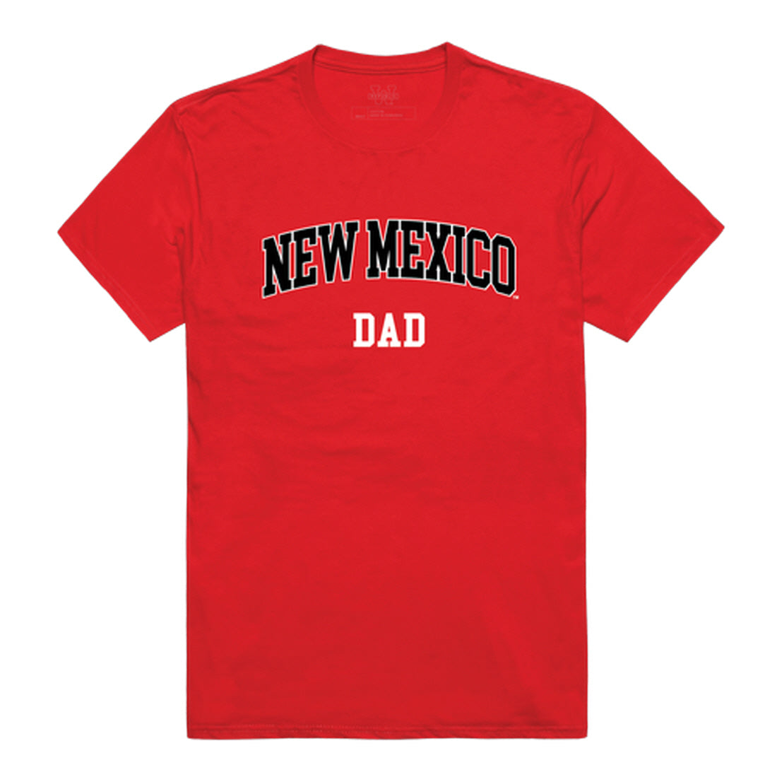 UNM University of New Mexico Lobos Dad Tee T-Shirt - Heather Grey, Small