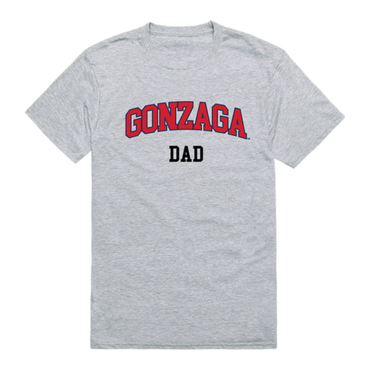 Gonzaga University Bulldogs Dad Tee T-Shirt - Heather Grey, Small