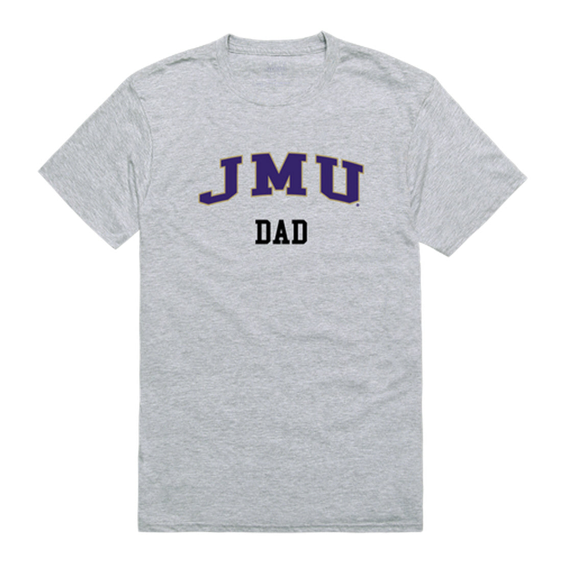 James Madison University Foundation Dukes Dad Tee T-Shirt - Heather Grey, Small