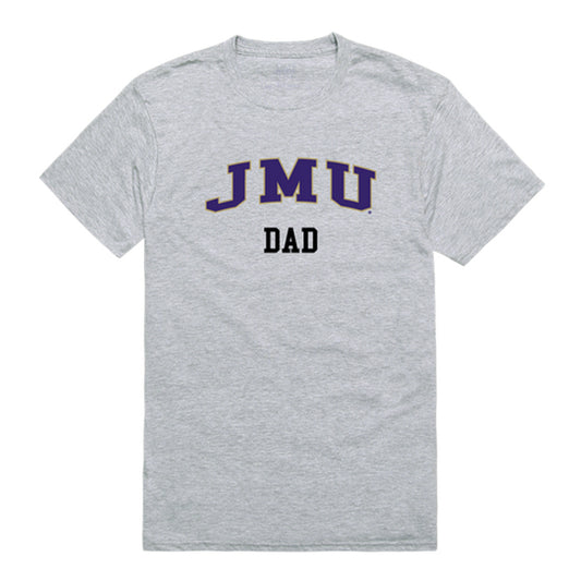 James Madison University Foundation Dukes Dad Tee T-Shirt - Heather Grey, Small