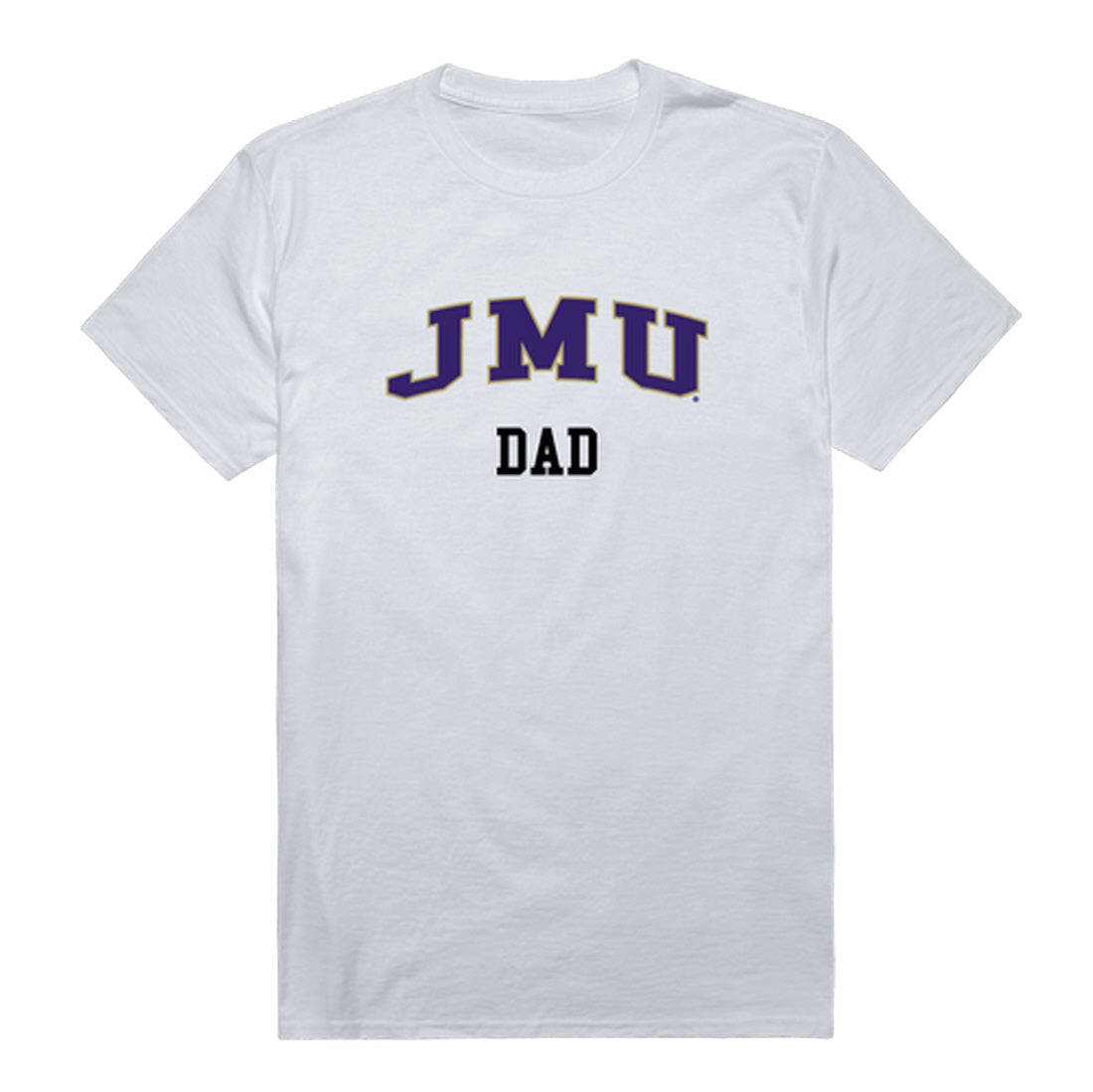 James Madison University Foundation Dukes Dad Tee T-Shirt - Heather Grey, Small