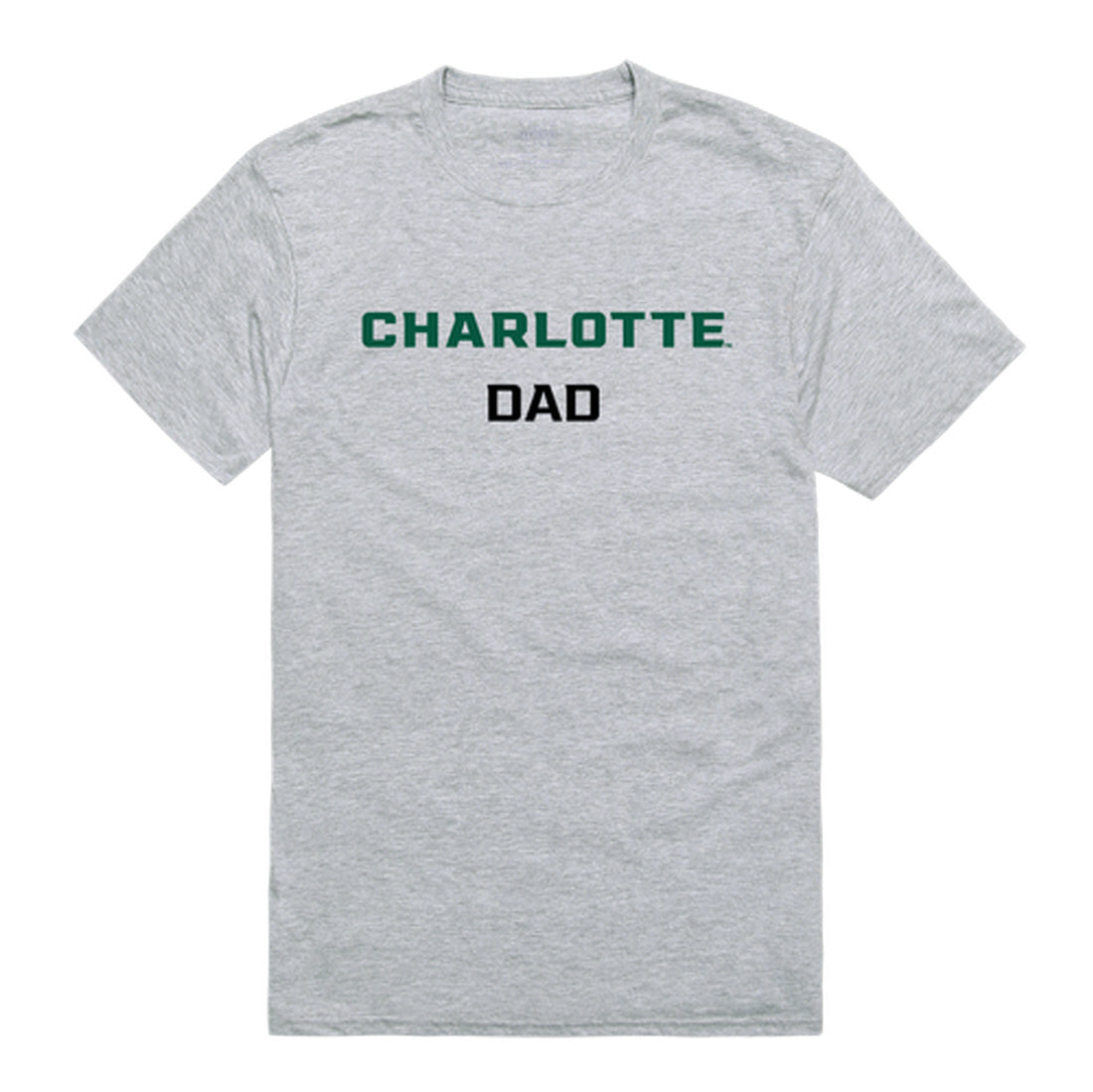 University of North Carolina at Charlotte 49ers Dad Tee T-Shirt - Forest Green, Small