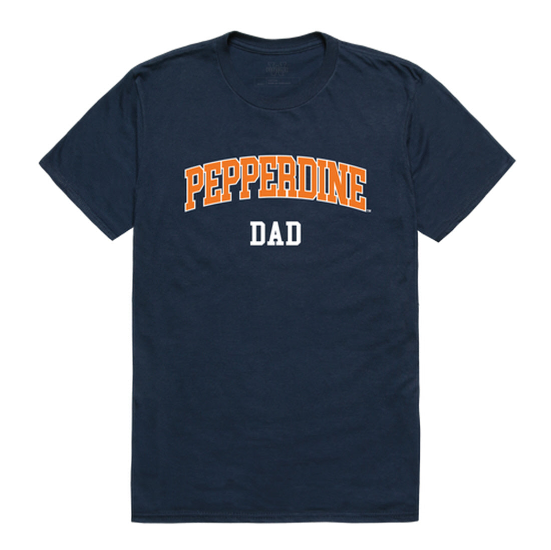 Pepperdine University Waves Dad Tee T-Shirt - Heather Grey, Small