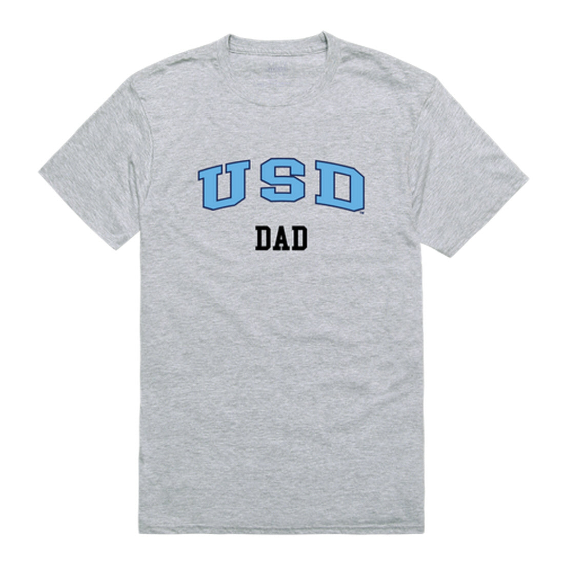 University of San Diego Toreros Dad Tee T-Shirt - Heather Grey, Small