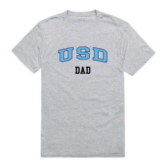 University of San Diego Toreros Dad Tee T-Shirt - Heather Grey, Small