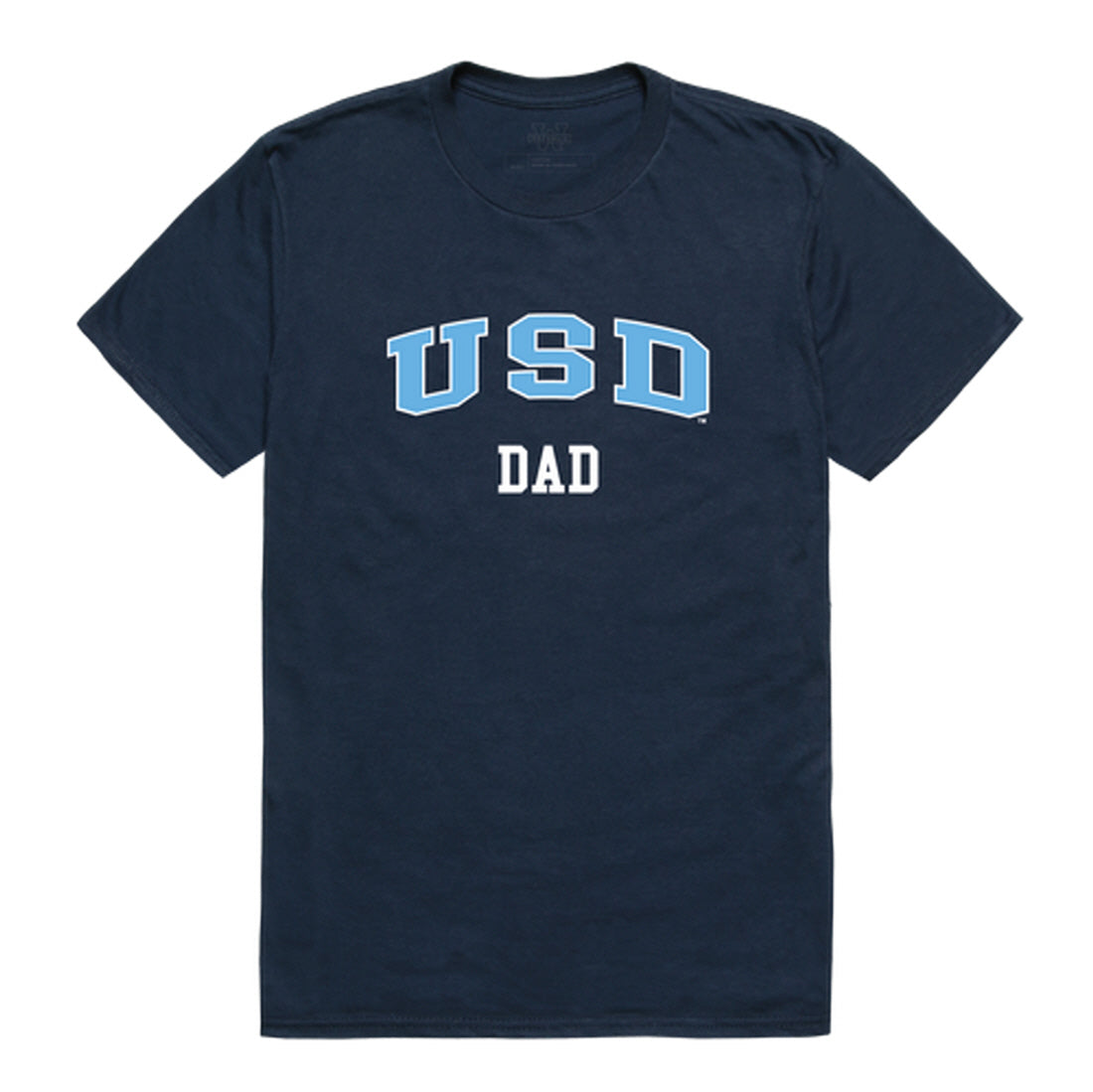 University of San Diego Toreros Dad Tee T-Shirt - Heather Grey, Small