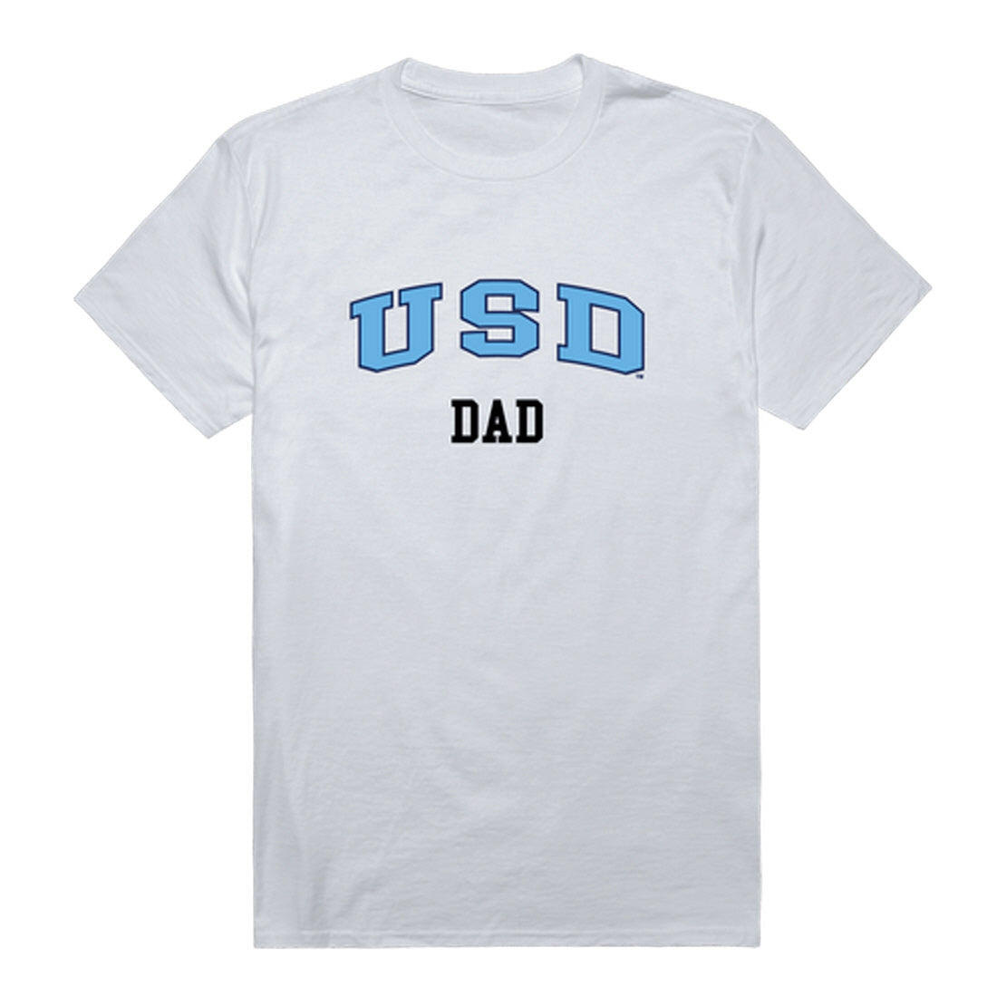 University of San Diego Toreros Dad Tee T-Shirt - Heather Grey, Small