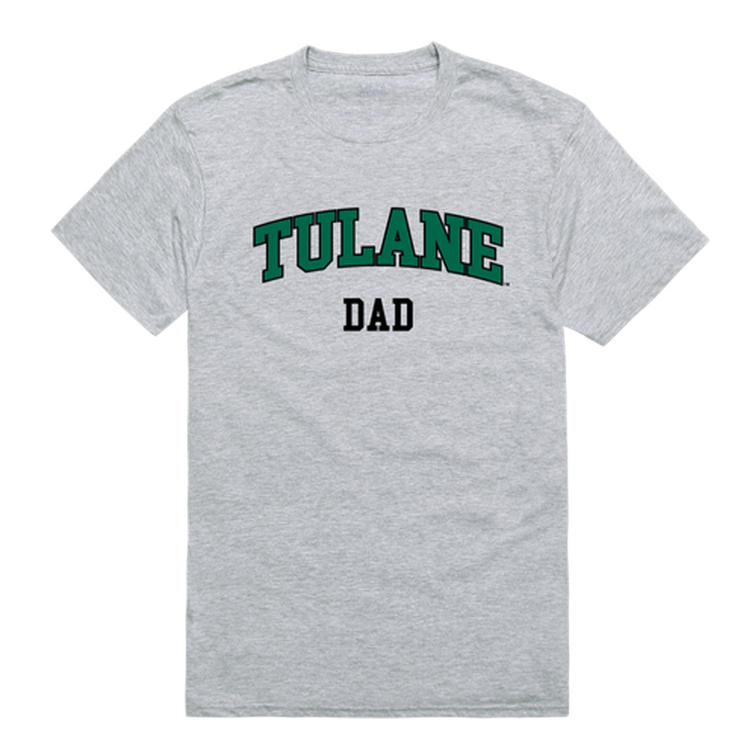 Tulane University Green Wave Dad Tee T-Shirt - Forest Green, Small