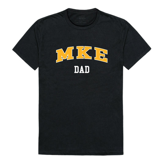 University of Wisconsin-Milwaukee Panthers Dad Tee T-Shirt - Black, Small