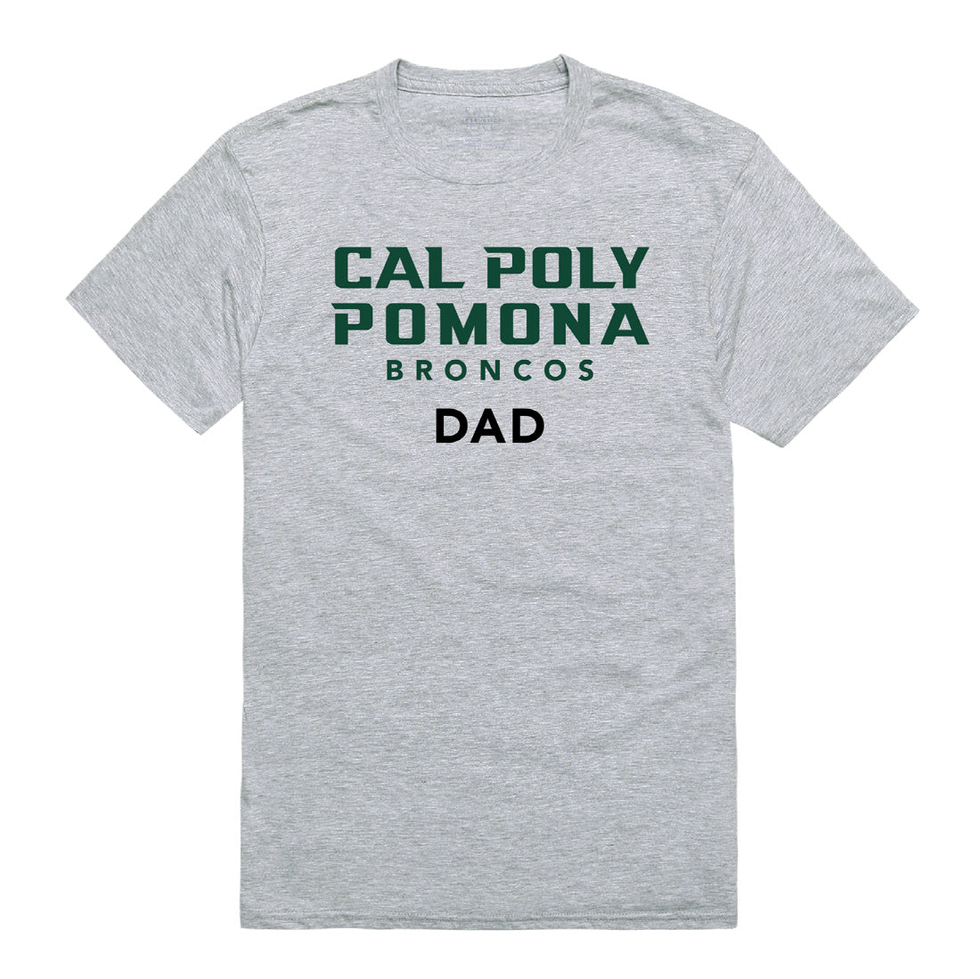 Cal Poly Pomona Broncos Dad Tee T-Shirt - Forest Green, Small