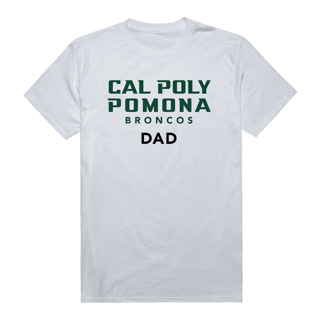 Cal Poly Pomona Broncos Dad Tee T-Shirt - Forest Green, Small