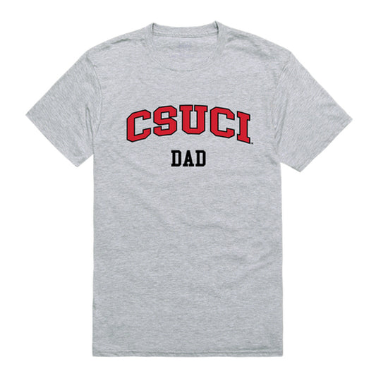 CSUCI California State University Channel Islands The Dolphins Dad Tee T-Shirt - Heather Grey, Small