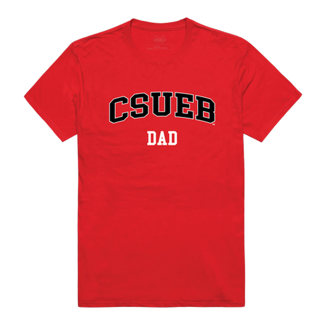 California State University East Bay Dad Tee T-Shirt - Heather Grey, Small