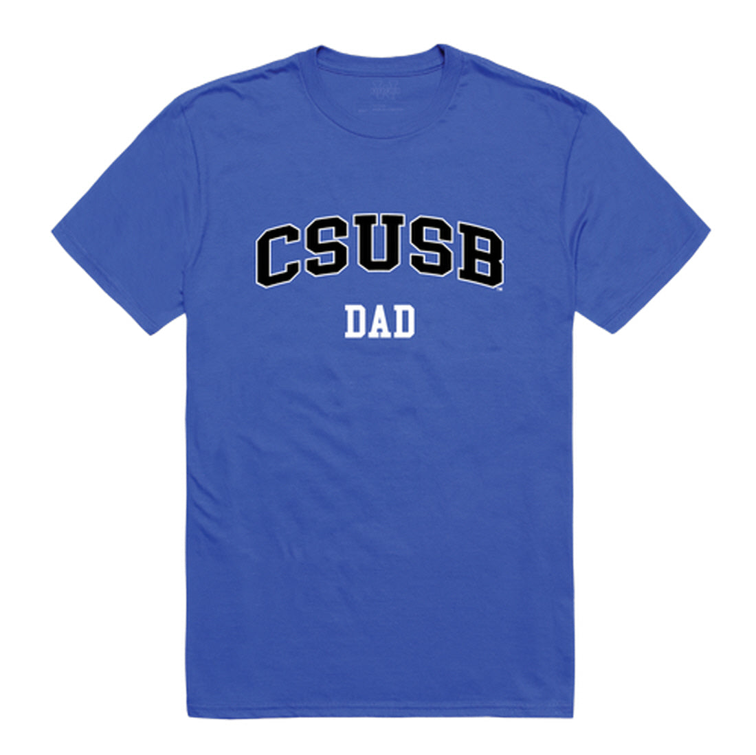 California State University San Bernardino Dad Tee T-Shirt - Heather Grey, Small