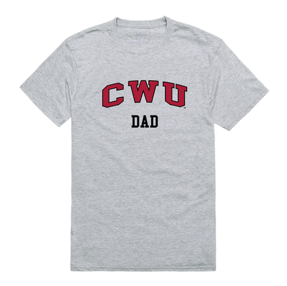 Central Washington University Wildcats Dad Tee T-Shirt - Cardinal, Small