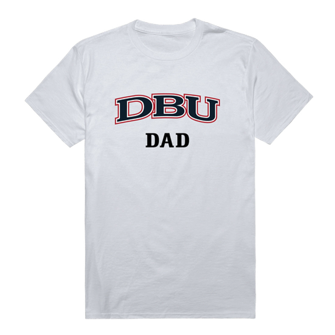 Dallas Baptist University Dad Tee T-Shirt - Heather Grey, Small