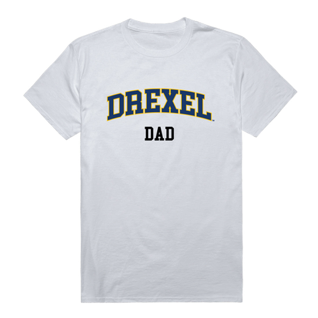 Drexel University Dragons Dad Tee T-Shirt - Heather Grey, Small