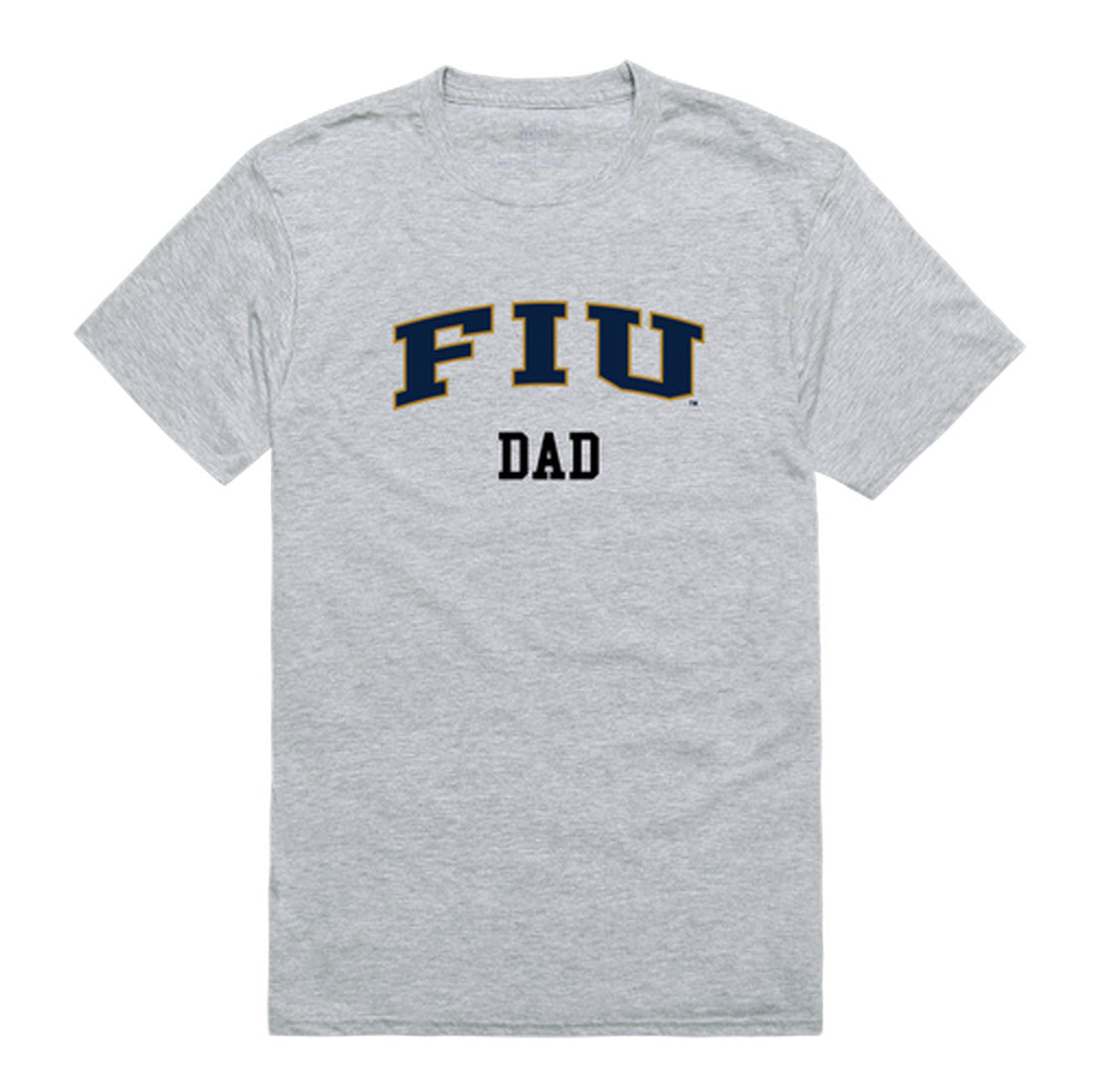 Florida International University Dad Tee T-Shirt - Heather Grey, Small