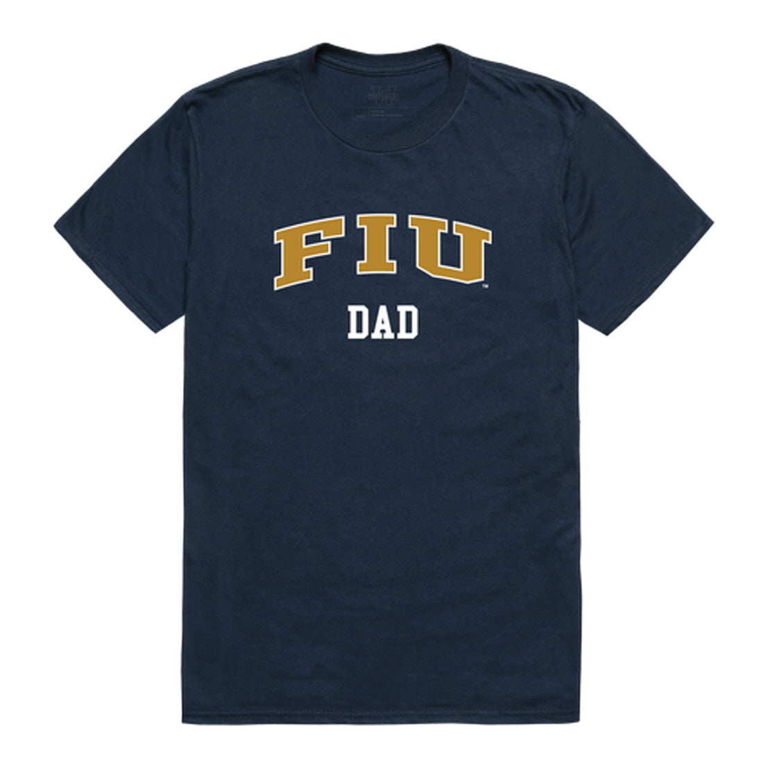 Florida International University Dad Tee T-Shirt - Heather Grey, Small