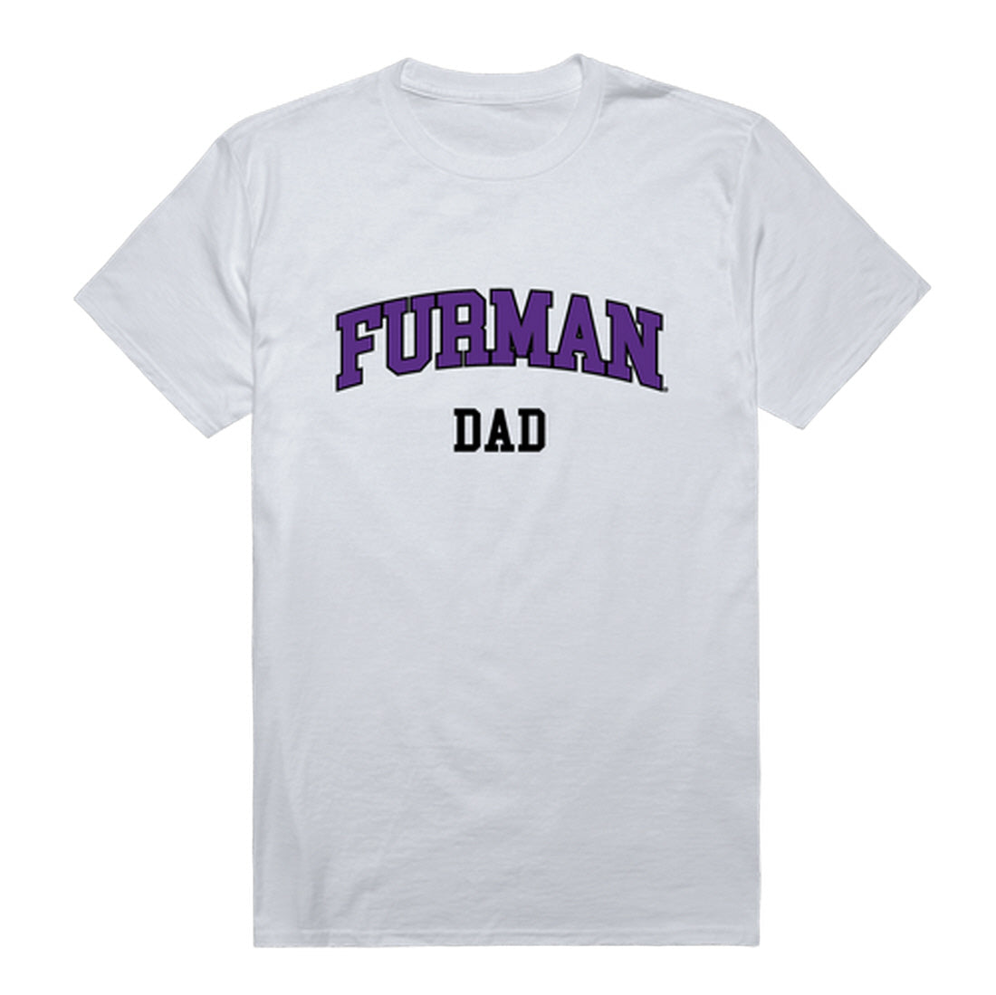 Furman University Paladins Dad Tee T-Shirt - Heather Grey, Small