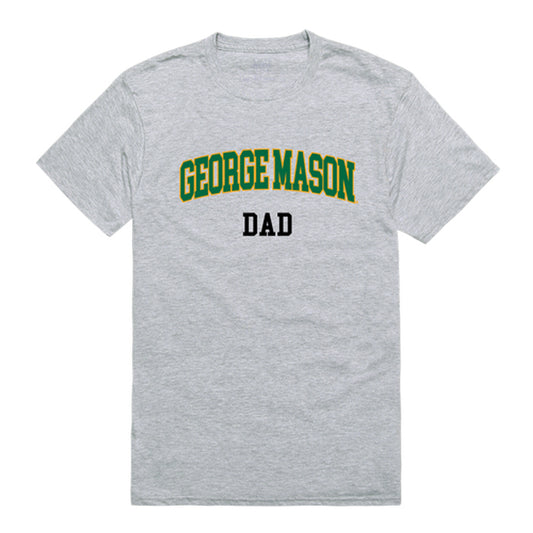 GMU George Mason University Patriots Dad Tee T-Shirt - Heather Grey, Small