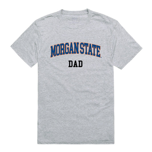 Morgan State University Bears Dad Tee T-Shirt - Heather Grey, Small