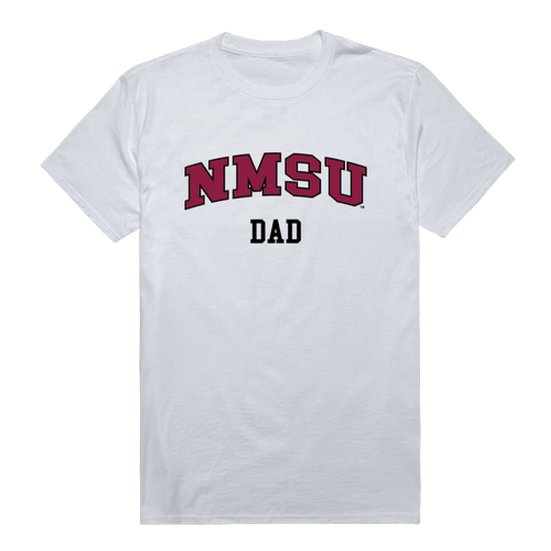 New Mexico State University Aggies Dad Tee T-Shirt - Heather Grey, Small